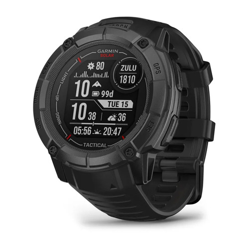 Garmin Instinct 2X Solar Smartwatch - Tactical Edition - Black