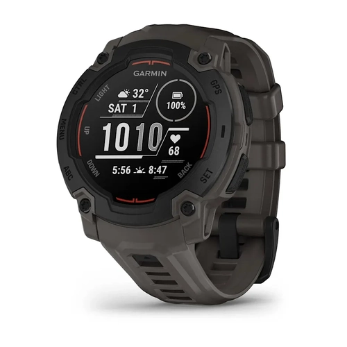 Garmin Instinct E Outdoor Smartwatch - Black/Charcoal Band - 45mm