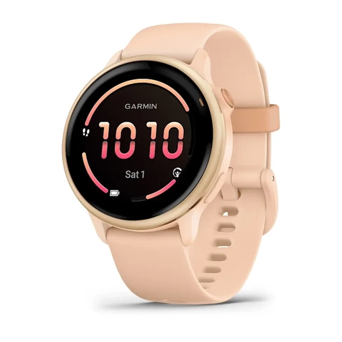 Garmin Vivoactive 6 GPS Fitness Smartwatch - Pink Dawn Silicone Band