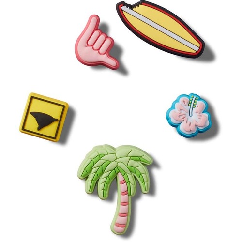 Crocs Surfing Jibbitz Shoe Charms - 5 Pack