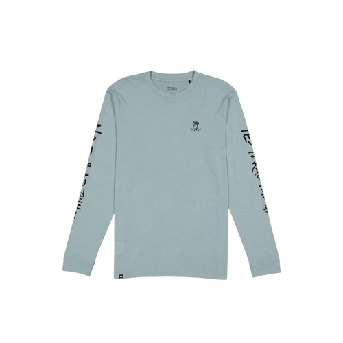 Mons Royale Icon Classic Mens Merino Long Sleeve Top - Dew - L