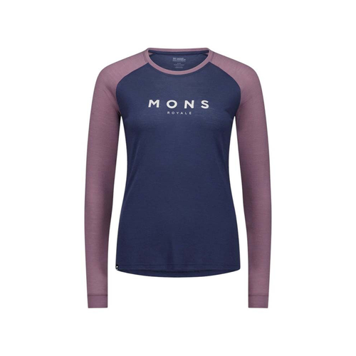 Mons Royale Icon Raglan Womens Merino Long Sleeve Top