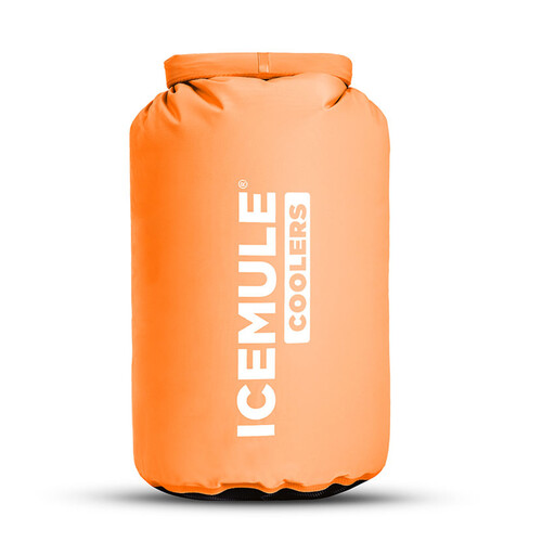 IceMule Classic 15L Medium Waterproof Backpack Cooler Bag - Blaze Orange 