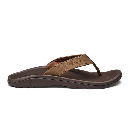Olukai Ohana Mens Everyday Sandals - Tan Dark Java