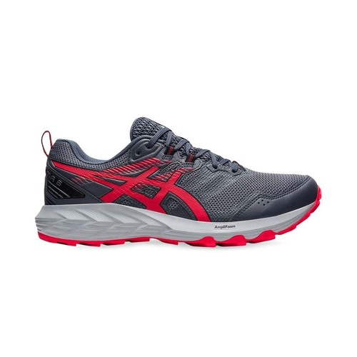 Asics Gel-Sonoma 6 Mens Trail Running Shoes - Carrier Grey/Electric Red