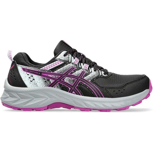 Asics Gel Venture 9 Womens Trail Running Shoes Black Bold Magenta US7