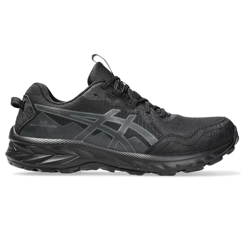 Asics Gel-Venture 10 Womens Wide Trail Running Shoes - Black/Graphite Grey - US10