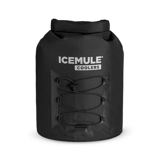 IceMule Pro 23L Large Waterproof Backpack Cooler Bag - Black