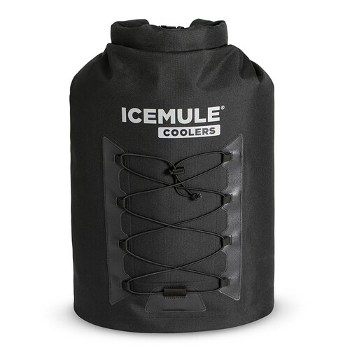IceMule Pro 33L XLarge Waterproof Backpack Cooler Bag - Black