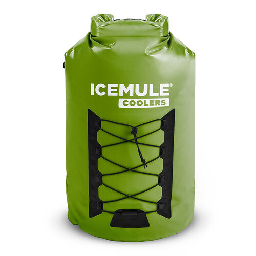 IceMule Pro 33L XLarge Waterproof Backpack Cooler Bag - Olive Green