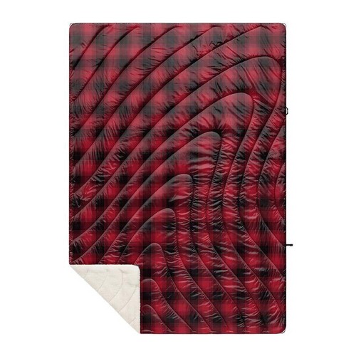 Rumpl Sherpa Puffy Outdoor Blanket - 1P - Ombre Plaid