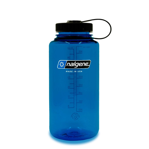 Nalgene Wide Mouth Sustain Water Bottle - Slate Blue - 1000ml