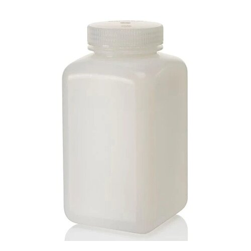 Nalgene HDPE Wide Mouth Square Container - 1L