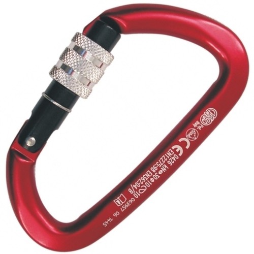 Kong 733a Guide Std D ALLOY Screw Gate Carabiner 