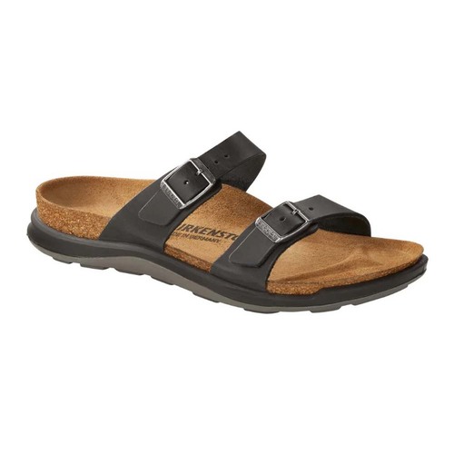 Birkenstock Sierra Cross Town Womens Sandals - Black Waxy/Oiled Leather