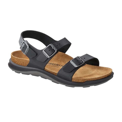 Birkenstock Sonora Cross Town Womens Sandals - Black Waxy/Oiled Leather