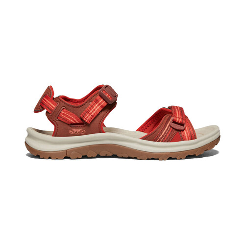 Keen Terradora II Open Toe Womens Hiking Sandals - Dark Red Coral