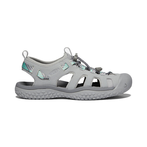 Keen Solr Womens Hiking Sandals - Light Gray Ocean Wave