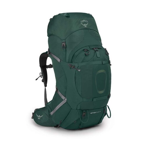 Osprey Aether Plus 70L Mens Hiking Backpack - Axo Green - S/M