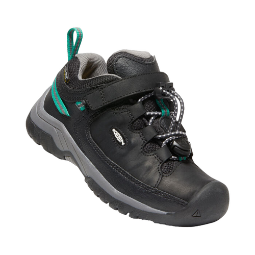Keen Targhee Little Kids Waterproof Hiking Shoes - Black Star/White
