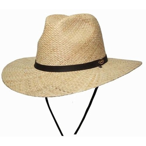 Barmah Fishermans Fedora Raffia Straw Hat - M