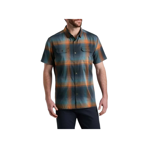Kuhl Response Mens Short Sleeve Shirt - Reflecting Lake - L