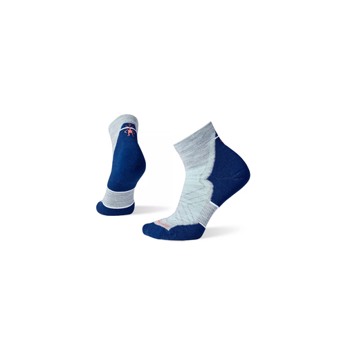 Smartwool Run Targeted Cushion Ankle Womens Socks - Light Gray - L