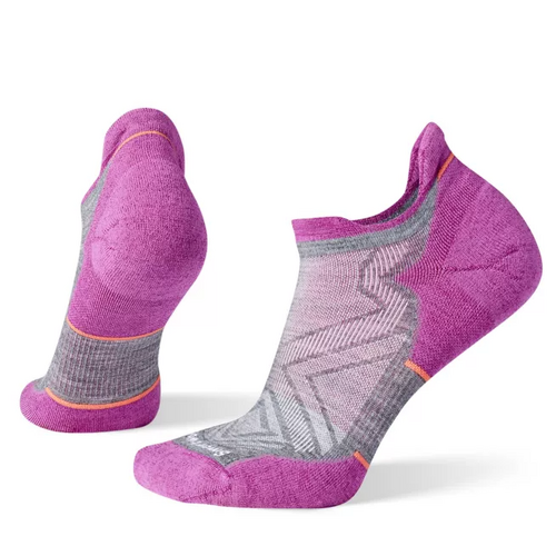 Smartwool Run Targeted Cushion Womens Low Show Socks - Medium Gray - L