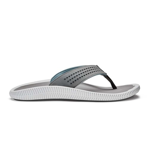 Olukai Ulele Mens Beach Sandals - Stone Stone - 11