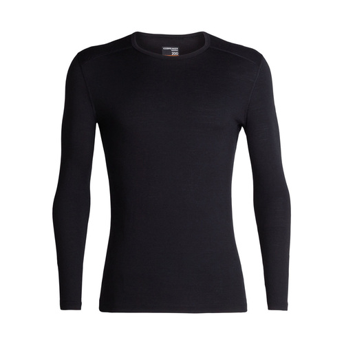 Icebreaker Merino 200 Oasis LS Crewe Thermal Mens Top