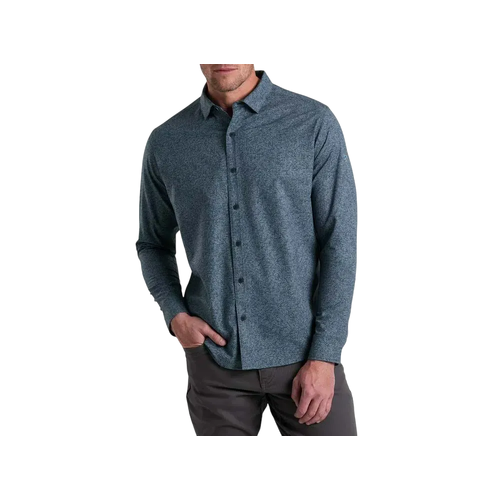 Kuhl Breeze Mens Long Sleeve Shirt - Blue Gravel - L