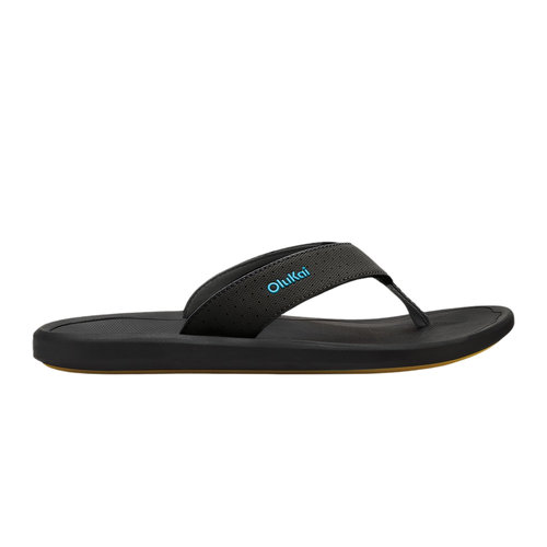 Olukai Ki'i Mens Everyday Beach Sandals - Lava Rock Bold Blue