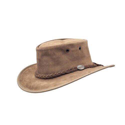 Barmah Foldaway Suede Leather Hat - Hickory