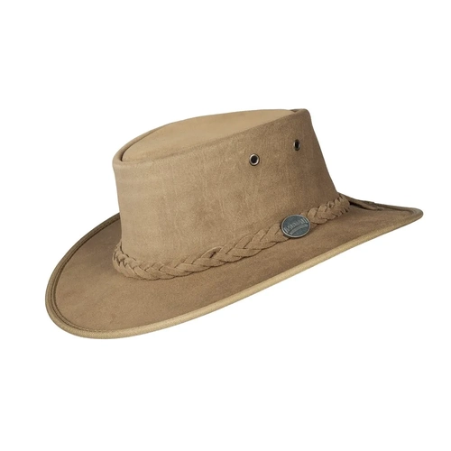 Barmah Foldaway Suede Leather Hat - Hickory