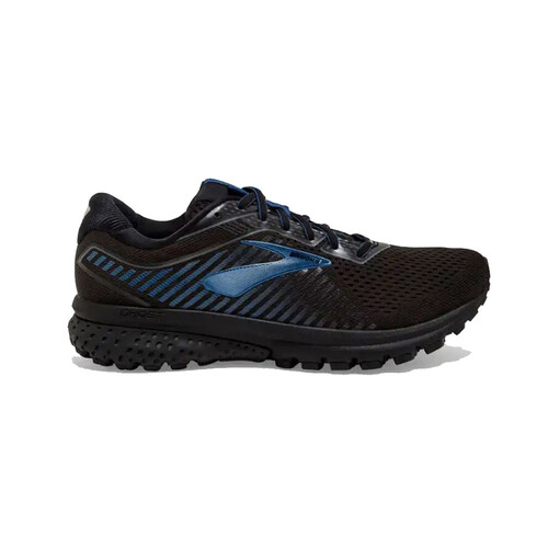 Brooks Ghost 12 GTX Mens Waterproof Road Running Shoes - Black/Ebony/Blue