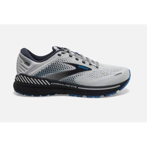 Brooks Adrenaline GTS 22 Mens Road Running Shoes - Oyster/India Ink/Blue