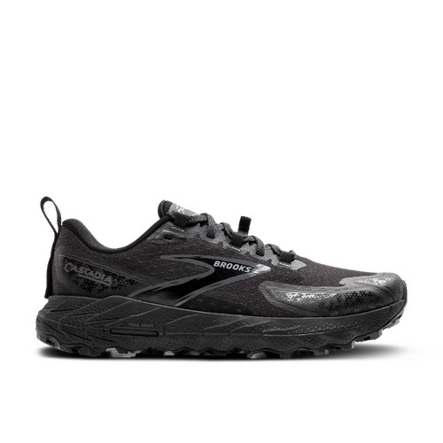 Brooks Cascadia 18 Mens Trail Running Shoes - Black/Blackened Pearl - US12