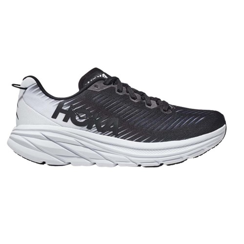 Hoka Rincon 3 Womens Running Shoes - Black/White