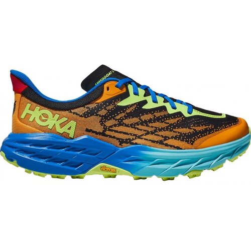 Hoka Speedgoat 5 Mens Trail Running Shoes - Solar Flare/Diva Blue