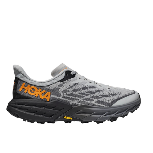 Hoka Speedgoat 5 Mens Wide Trail Running Shoes - Harbor Mist/Black
