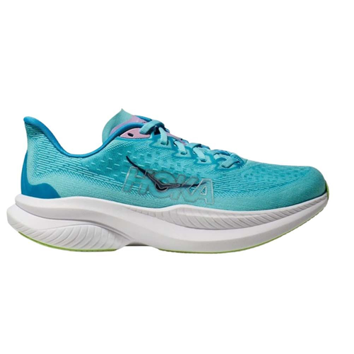 Hoka Mach 6 Womens Road Running Shoes - Cloudless/Waterpark - US10