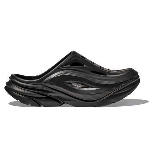 Hoka Ora Recovery Unisex Mule Slides - Black/Black - US M11/W13