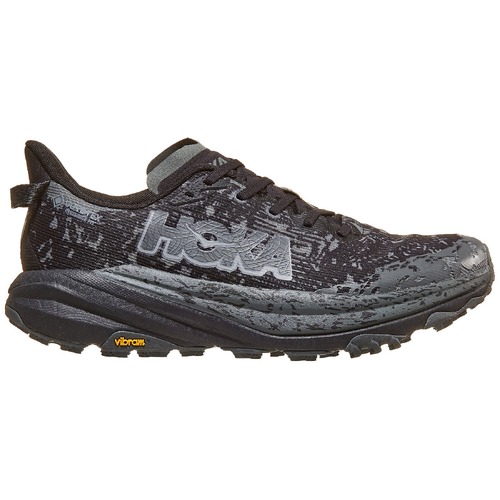 Hoka Speedgoat 6 GTX Womens Trail Running Shoes - Black/Outer Orbit - US10
