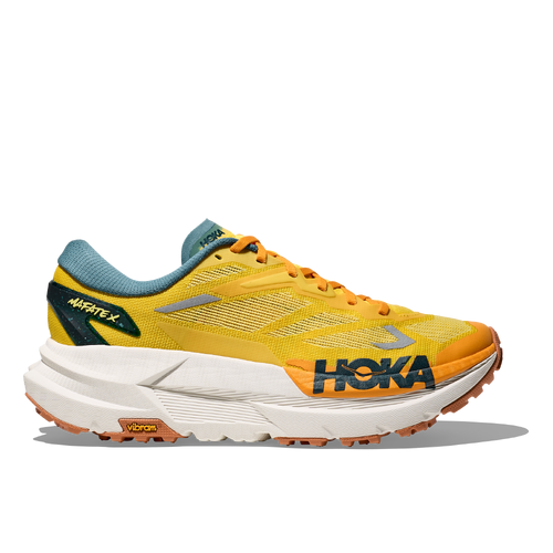 Hoka Mafate X Mens Trail Running Shoes - Zest/Mountain Fog - US10