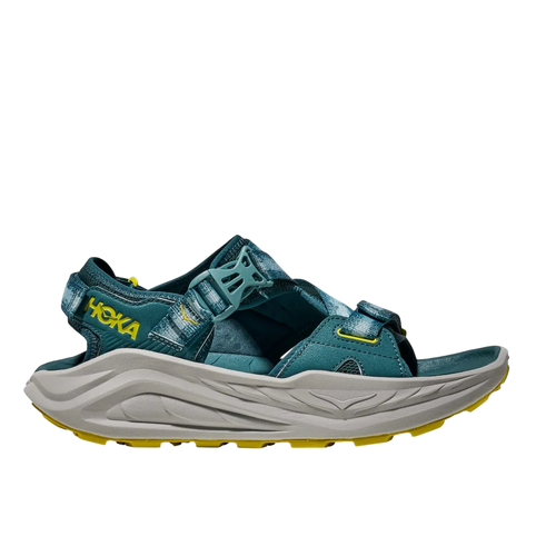 Hoka Infini Trail Code Mens Hiking Sandals - Blue Twilight/Pea Green