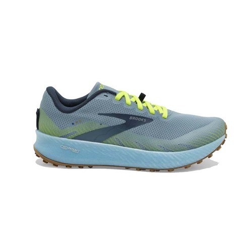Brooks Catamount Womens Trail Running Shoes - Blue/Nightlife/Biscuit