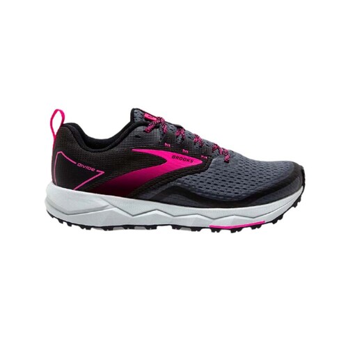 Brooks Divide 2 Womens Trail Running Shoes - Black/Ebony/Pink