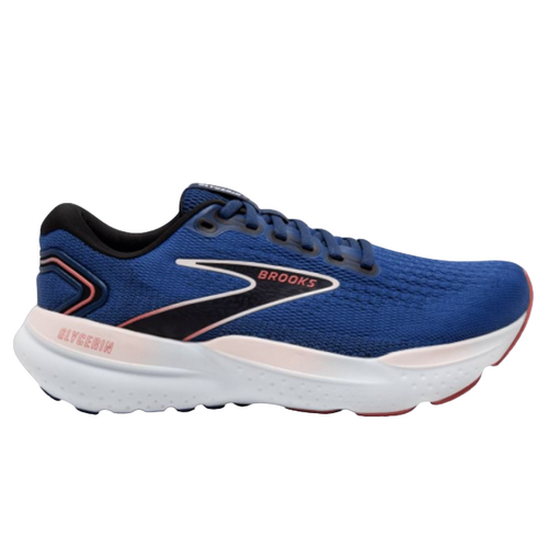Brooks Glycerin 21 Womens Road Running Shoes - Blue/Icy Pink/Rose
