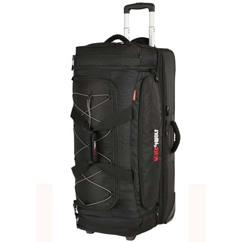 Black Wolf Bladerunner Rolling Travel Bag 110L + 30L - Black