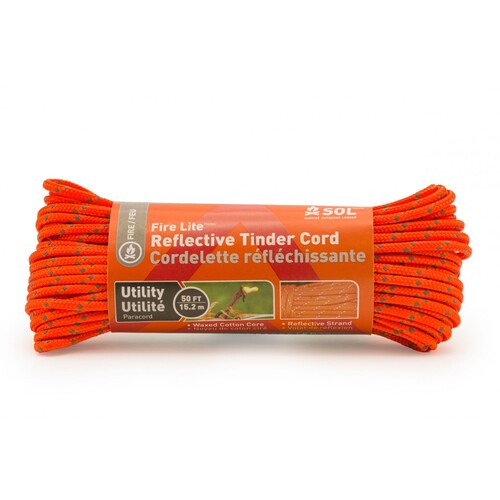 SOL Fire Lite Utility Grade Tinder Cord - 50ft